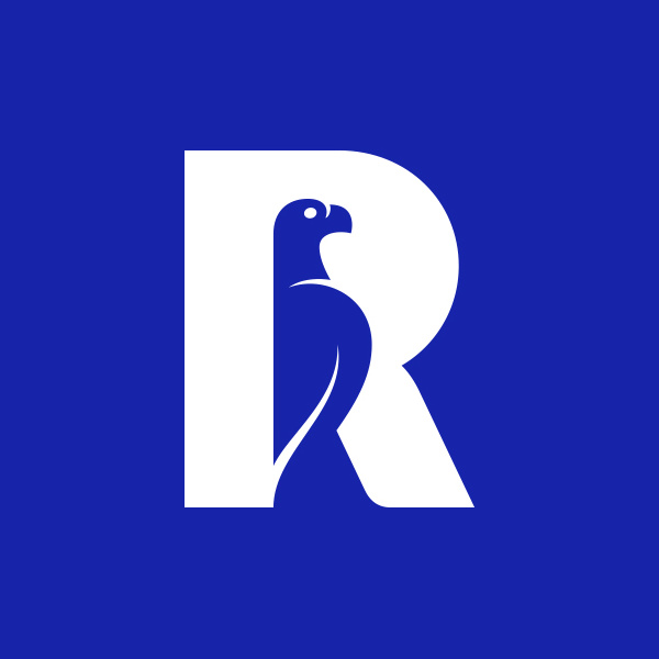 英國羅德信托品牌視覺形象-R字母與鳥圖案正負形LOGO設計-上海LOGO設計公司