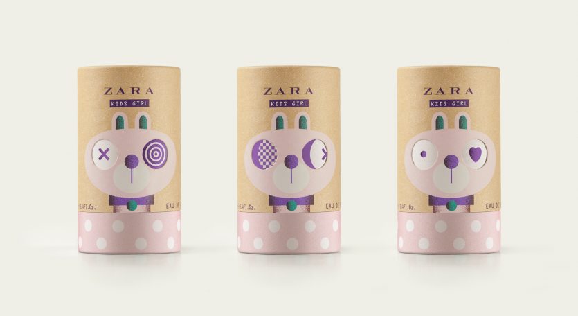 Zara Kids 嬰兒香水產品包裝設計-上海包裝設計公司設計欣賞