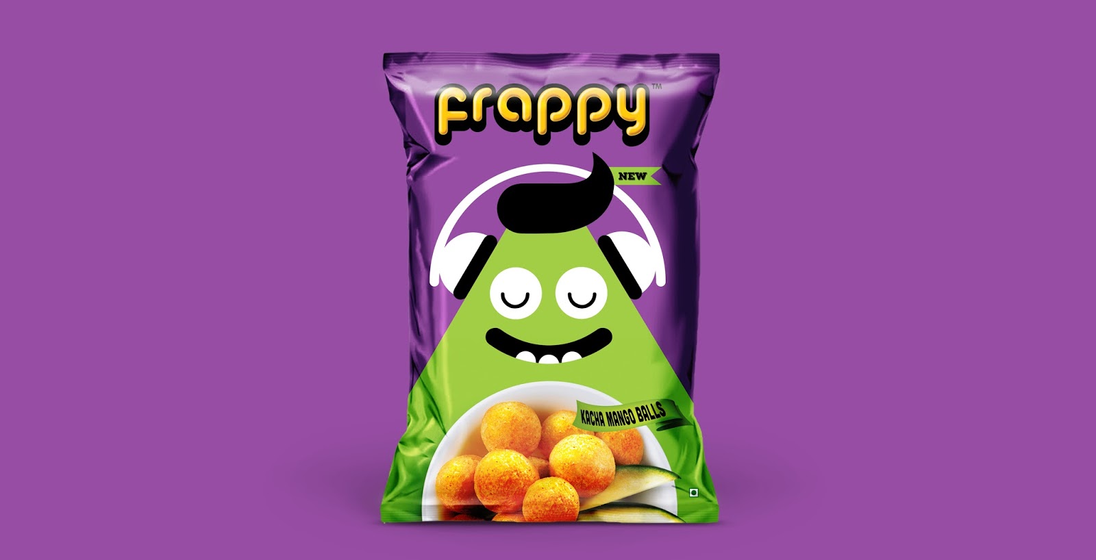 上海包裝設計公司欣賞：可愛的frappy兒童休閑零食包裝設計