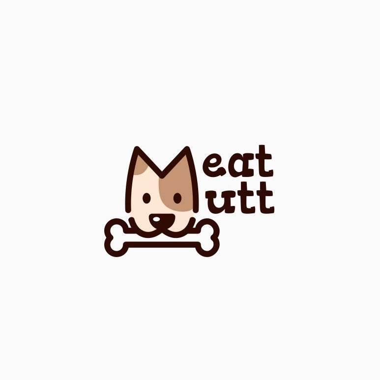 骨頭圖案寵物logo設計---上海logo設計公司