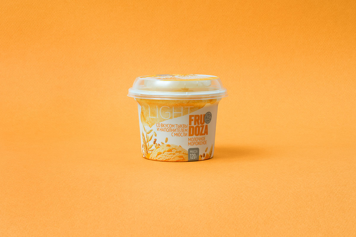 充滿健康味道的FRUDOZA Light- 低熱量冰淇淋包裝設計