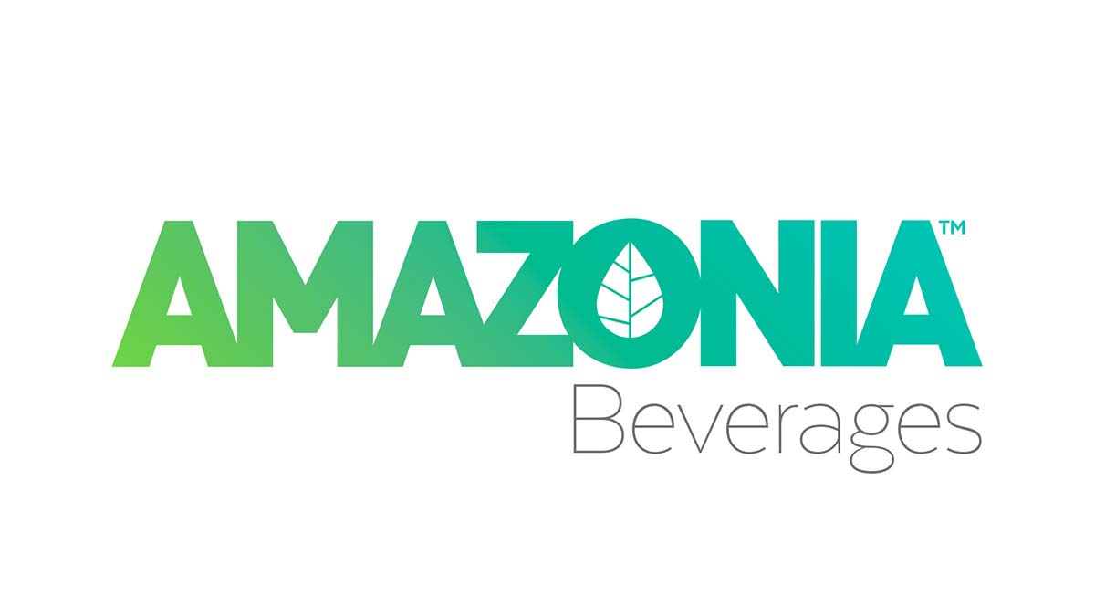 Amazonia 亞馬遜飲料葉子logo-上海logo設(shè)計(jì)公司
