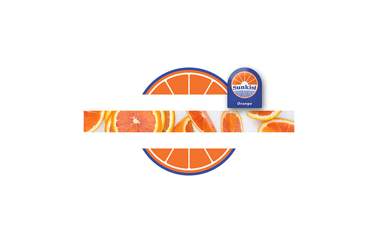 Sunkist 水果品牌logo設(shè)計VI設(shè)計-上海logo設(shè)計VI設(shè)計公司