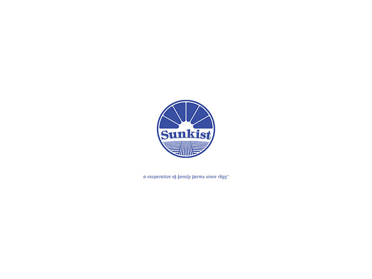 Sunkist 水果品牌logo設(shè)計-上海logo設(shè)計