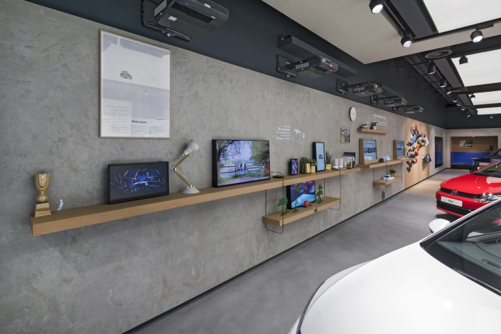 大眾汽車銷售展廳店面空間設計-上海品牌商業空間設計公司