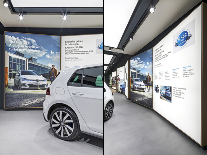 大眾汽車銷售展廳店面空間設計-上海品牌商業空間設計公司