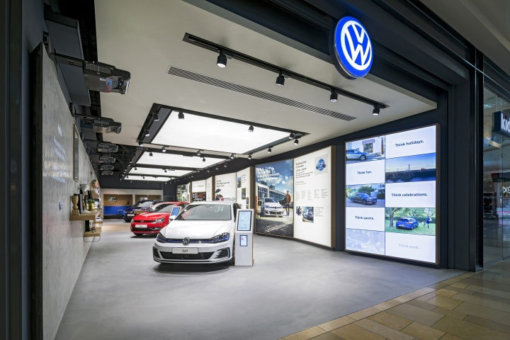 大眾汽車銷售展廳店面空間設計-上海品牌商業空間設計公司