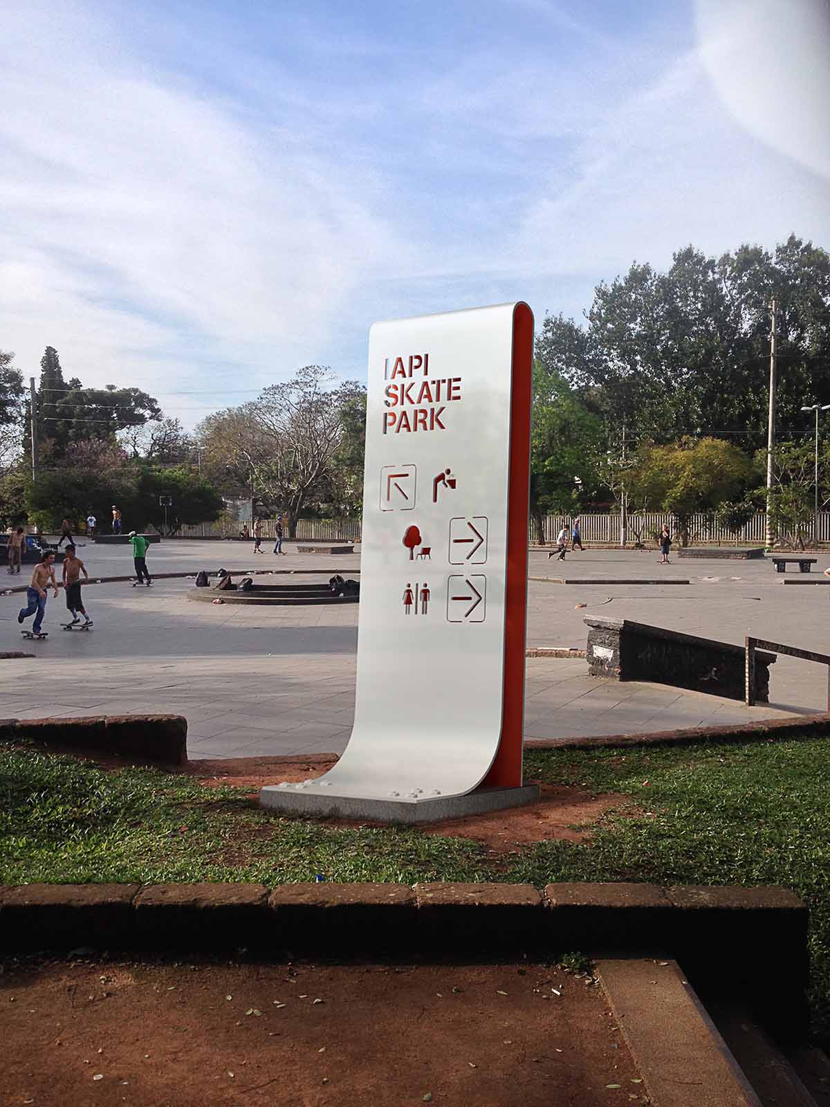 IAPI滑板主題公園導視系統設計-上海導視設計公司