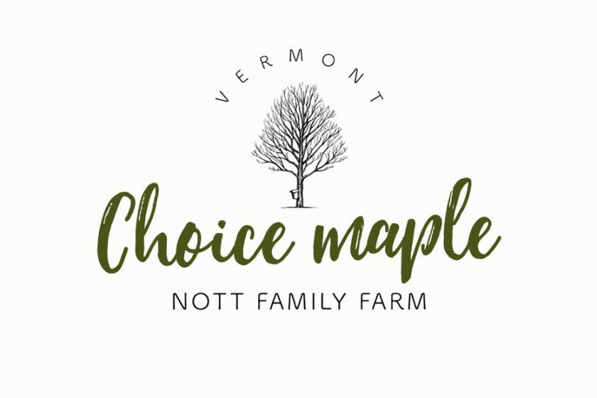 不斷發展的手寫腳本字體-Maple Nott家庭農場logo設計