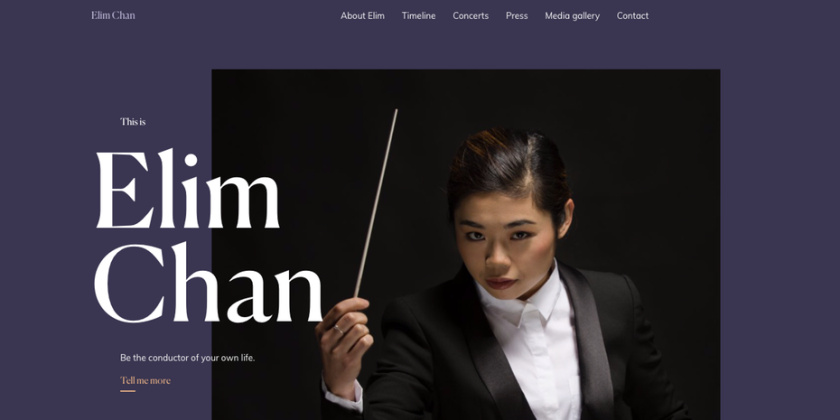 Elim Chan網頁設計