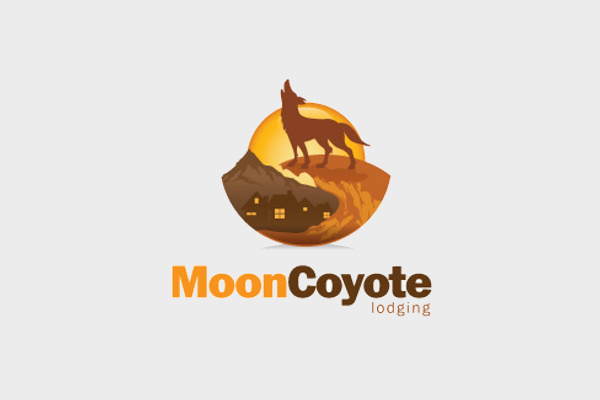 日落加狼住房logo設計-上海logo設計公司靈感