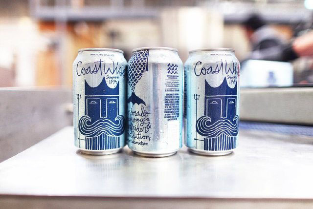 CoastWise啤酒包裝設計，居然將海王波塞冬畫成了人魚！