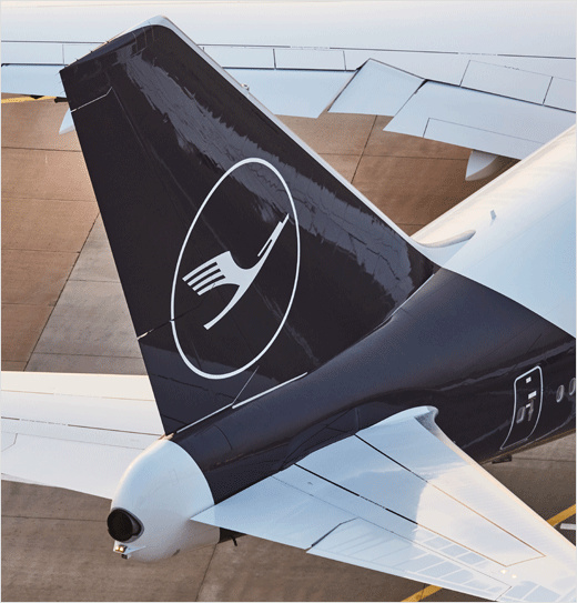 漢莎航空更新品牌logo設計-品牌配色