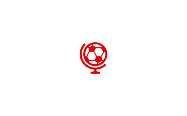 紅色足球地球儀logo設計--上海logo設計公司