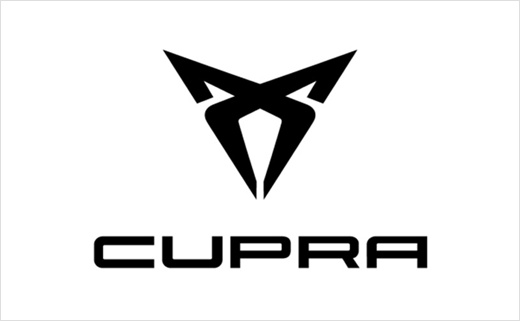 上海logo設計欣賞：CUPRA汽車品牌新logo設計，展現力量與運動