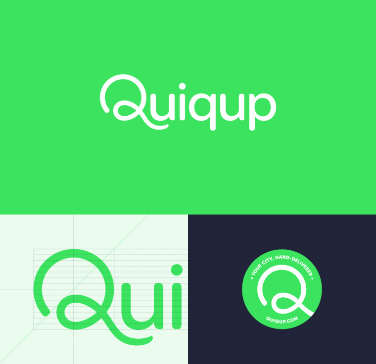 Quiqup 物流快遞配送公司品牌形象重塑-logo設(shè)計