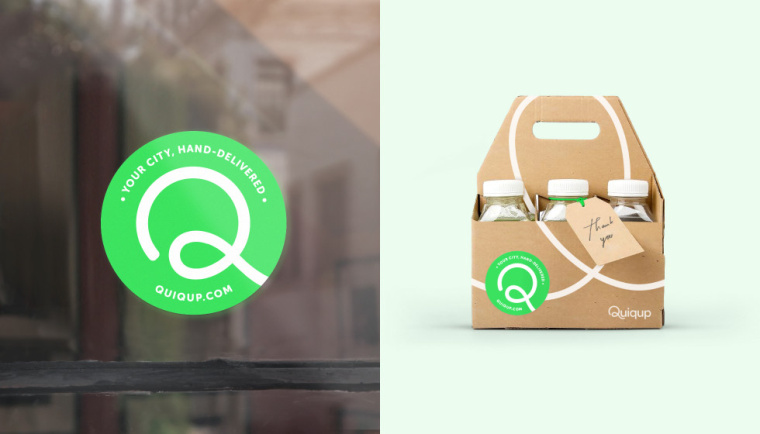 Quiqup 物流快遞配送公司品牌形象重塑-VI應(yīng)用設(shè)計