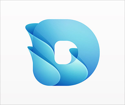 2018年10個最新標志logo設計趨勢-重疊漸變偏移logo設計