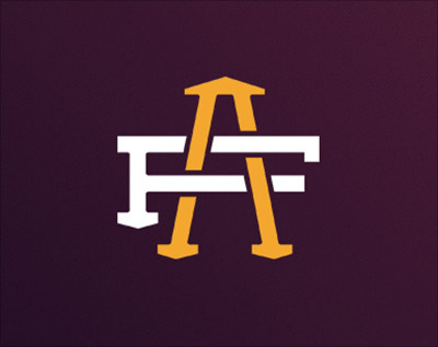 2018年10個最新標志logo設計趨勢-重疊的字符和文字logo設計