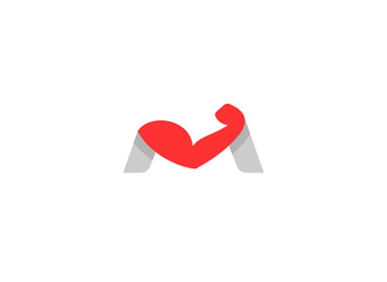 字母”M “+肌肉營養保健logo設計-上海logo設計公司健康保運動健營養logo靈感 字母”M “+肌肉營養保健logo設計-上海logo設計公司健康保運動健營養logo靈感