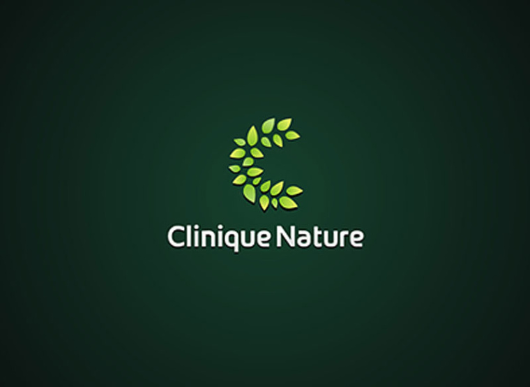Clinique Nature橄欖葉組成的C字母營養保健logo設計-上海logo設計公司健康保健營養logo靈感 Clinique Nature橄欖葉組成的C字母營養保健logo設計-上海logo設計公司健康保健營養logo靈感