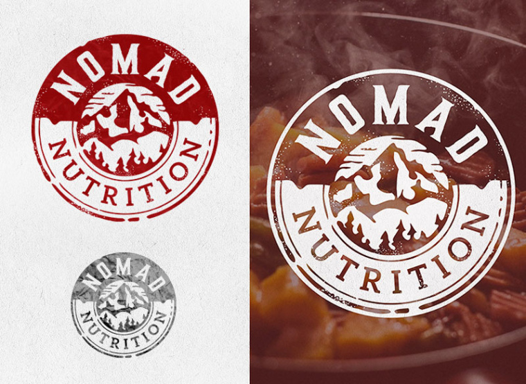 Nomad Nutrition徽標設計-上海logo設計公司健康保健營養logo靈感 Nomad Nutrition徽標設計-上海logo設計公司健康保健營養logo靈感