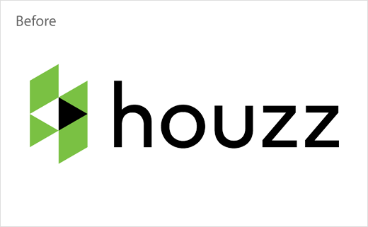 Houzz 世界室內(nèi)空間設(shè)計(jì)平臺網(wǎng)站新logo設(shè)計(jì)欣賞-舊標(biāo)志