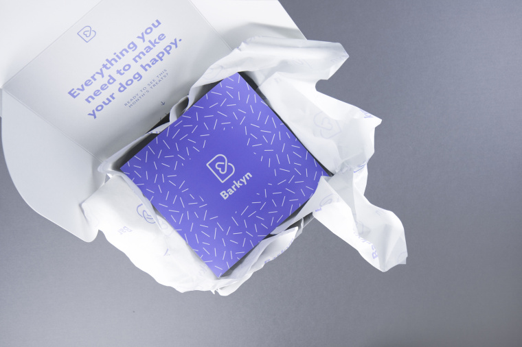 Barkyn 狗糧寵物食品品牌形象設計-logo設計包裝設計，淡雅溫馨風格展現寵物之愛