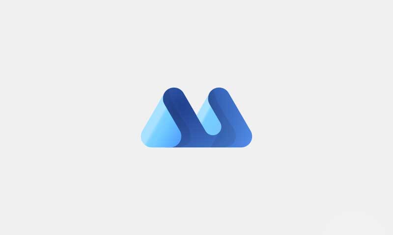 字母M標志logo設計-上海logo設計公司靈感欣賞