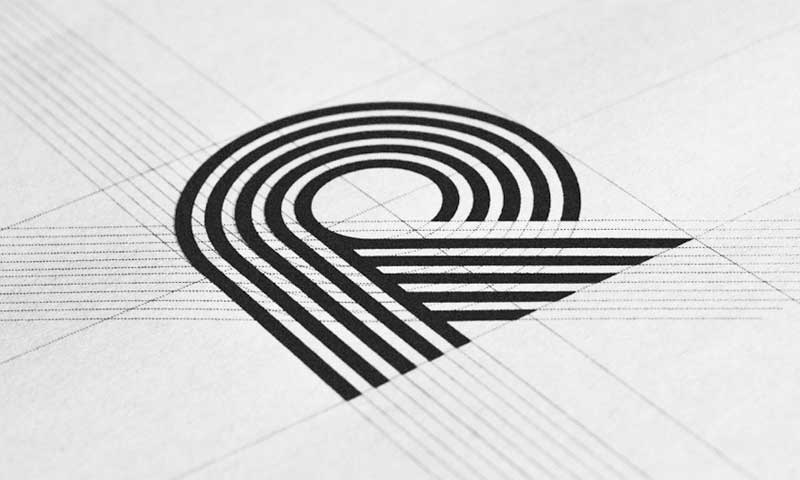 字母R標志logo設計-上海logo設計公司靈感欣賞