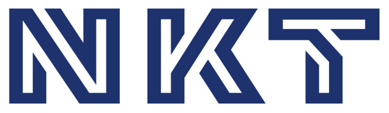 NKT 電線電纜企業標志設計，線條連接工業設計風格