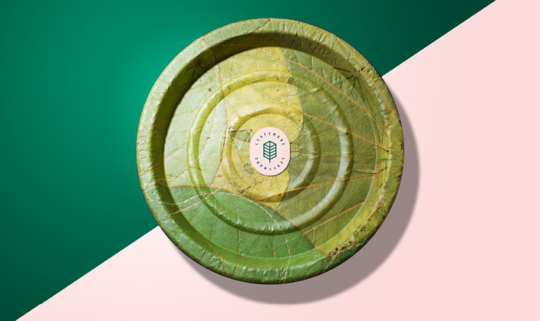 Leafymade有機農業公司“一片樹葉”創意logo設計，源自自然美麗的設計