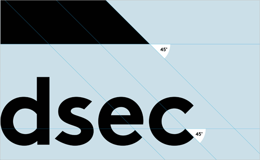 Landsec 商業地產公司企業形象設計與幾何L字母logo設計