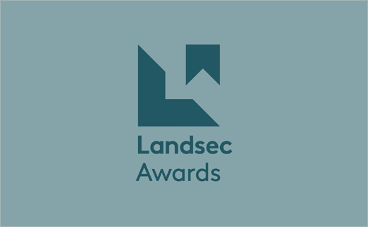 Landsec 商業地產公司企業形象設計與幾何L字母logo設計