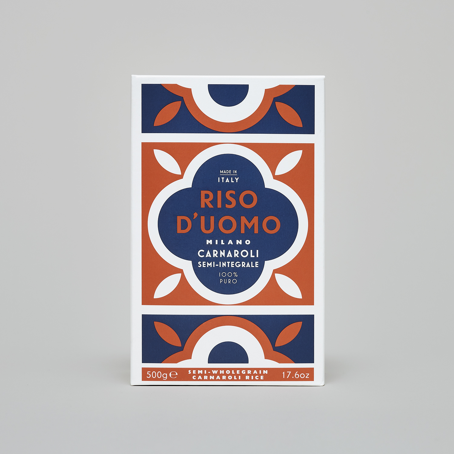 Riso D’uomo 大米包裝設(shè)計(jì)，華麗大理石地磚圖案靈感
