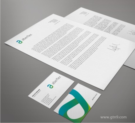 巴西大型辦公家具生產商Alberflex企業品牌形象設計vi設計-名片