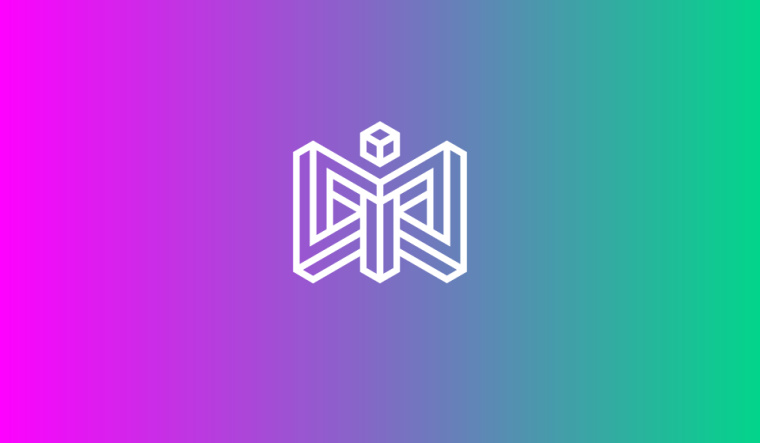 虛擬現(xiàn)實(shí)MWI極具未來感的品牌形象VI設(shè)計(jì)標(biāo)志設(shè)計(jì)，字母與圖形的多重創(chuàng)意組合