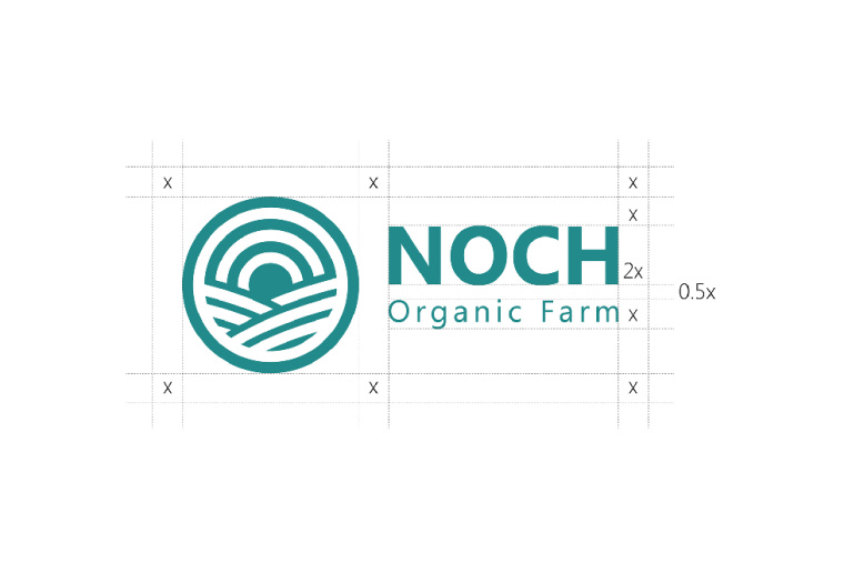 Noch 有機農場logo設計vi設計-上海農業品牌設計公司
