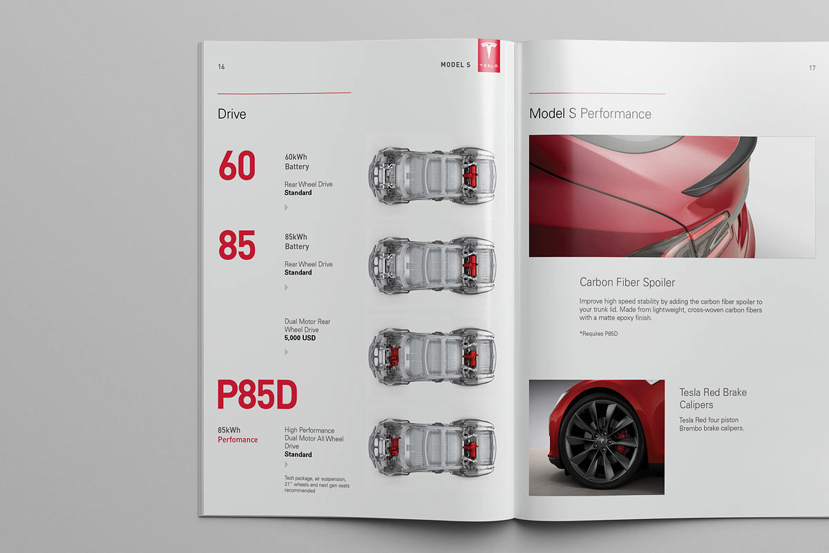 特斯拉Model S與Model XModel X汽車宣傳畫冊設計-上海畫冊設計公司