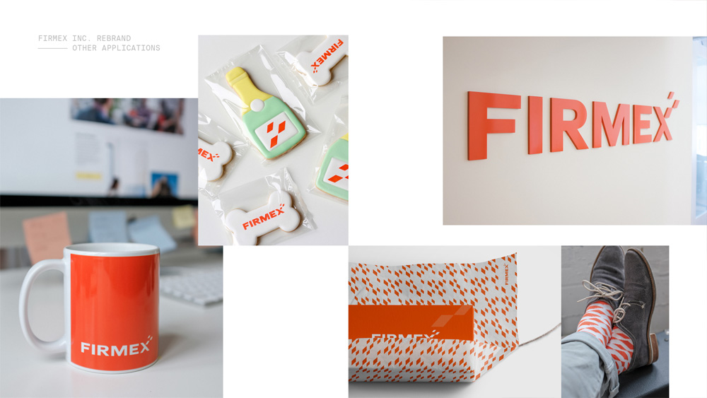 IT科技品牌創意設計：Firmex虛擬數據庫空間公司logo設計VI設計企業形象設計