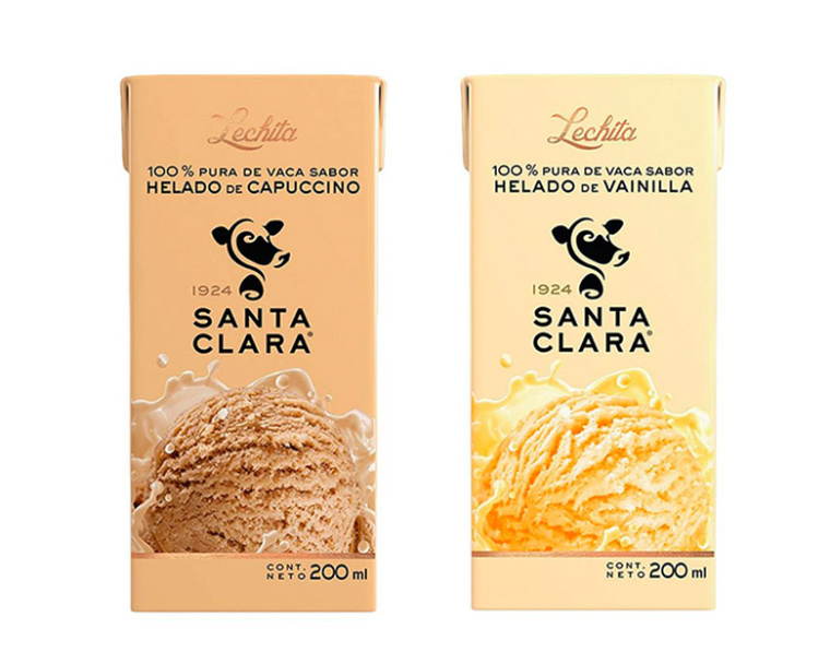 Santa Clara 乳制品品牌形象與標志重塑設計-原老包裝設計