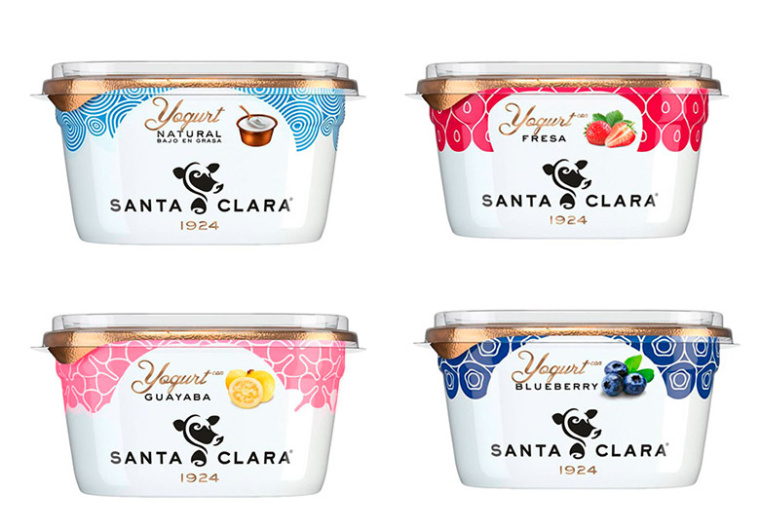 Santa Clara 乳制品品牌形象與標志重塑設計-原老包裝設計