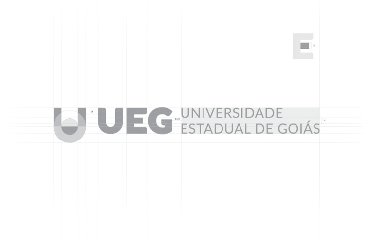 UEG戈亞斯州州立大學VI設計視覺識別形象設計-幾何字母u+圓形風格設計