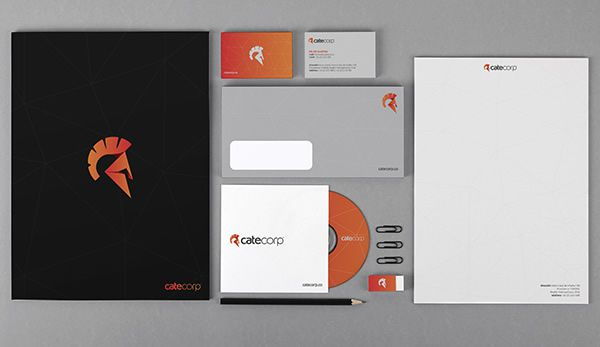 Cate Corp 品牌vi形象設計-文具物料vi設計