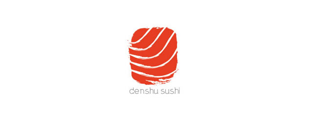 Denshu壽司標志設計東方主題標志設計上海標志設計公司