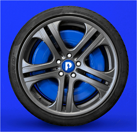 電動汽車技術公司Protean Electric 企業logo設計，閃電字母P