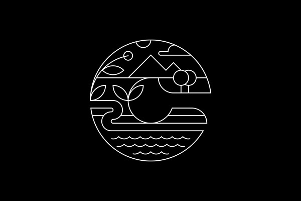 Cantabrian生態公寓酒店簡約圖形線條logo設計vi設計