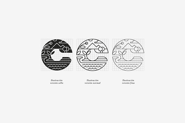Cantabrian生態公寓酒店簡約圖形線條logo設計vi設計