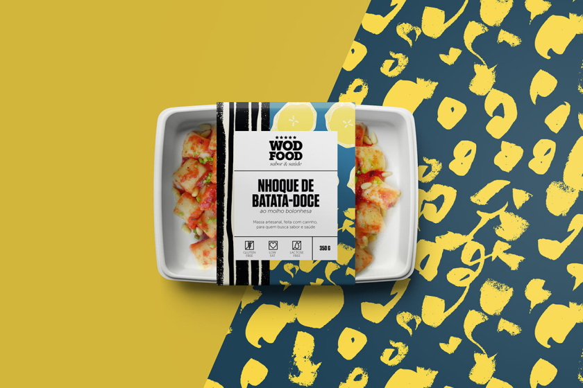WOD健身營養餐食品包裝設計，突出健康、新鮮與手工制作
