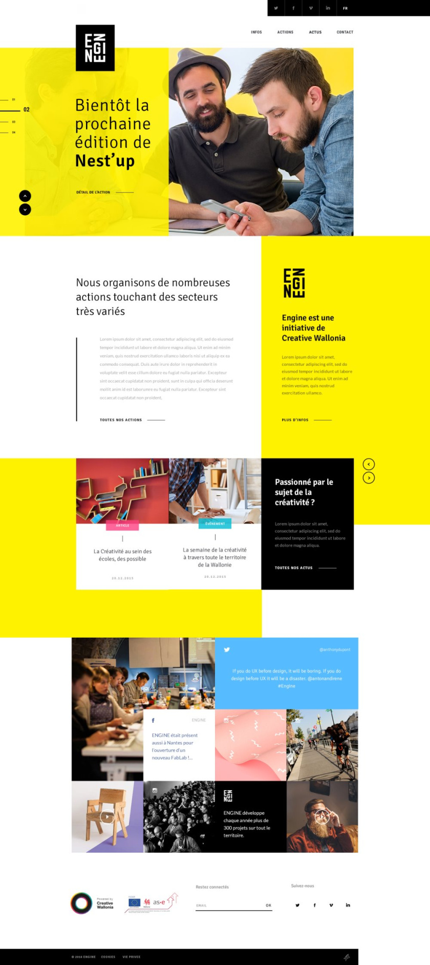 最佳建筑網站設計-Creative Wallonia